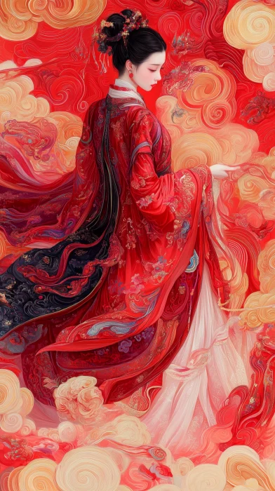 Dunhuang Celestial Maiden