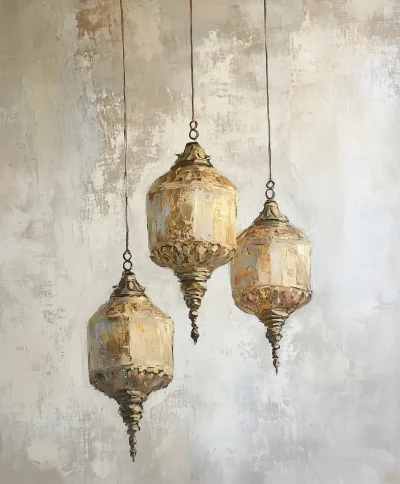 Vintage Golden Lanterns