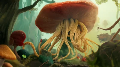 Whimsical Mushroom