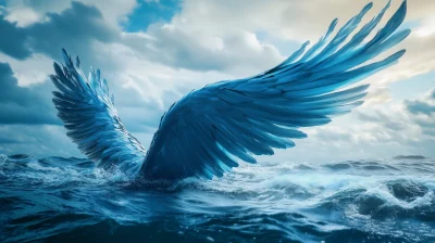 Giant Blue Wing