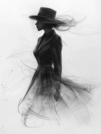 Elegant Fashion Sketch