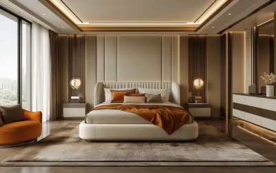 Luxury Bedroom in Modern Style