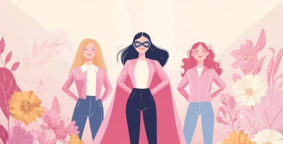 Superhero Girls Illustration