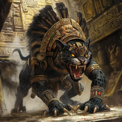 Aztec Jaguar God