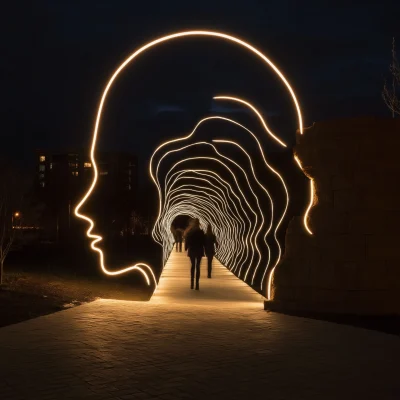 Face Silhouette Tunnel