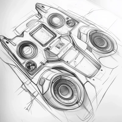 Futuristic Car Audio System Design