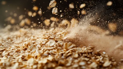 Oat Flakes Particles