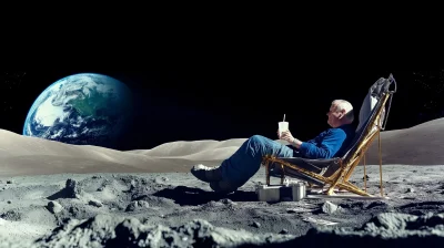 Relaxing on the Moon