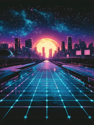 Futuristic Tron