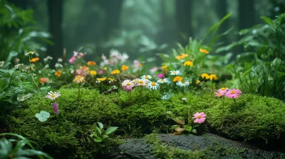 Lush Rainforest Floor