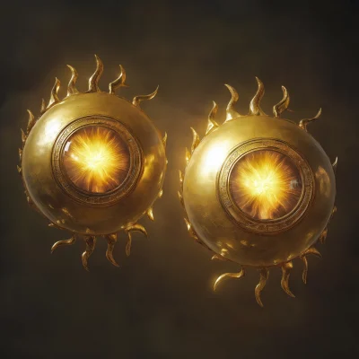 Golden Godly Eyeballs