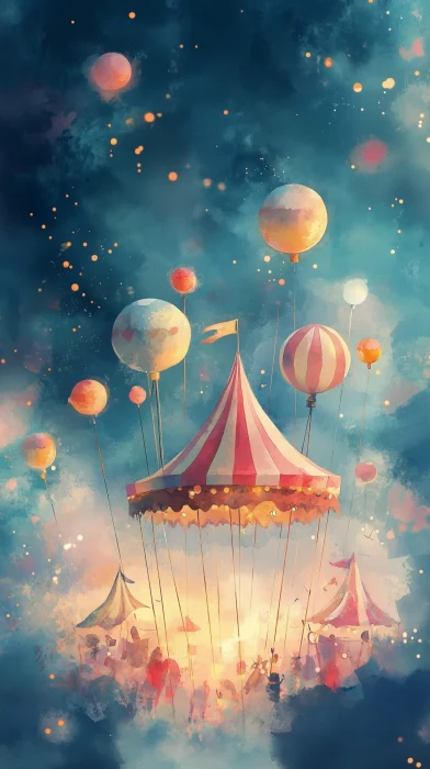 Whimsical Watercolor Circus