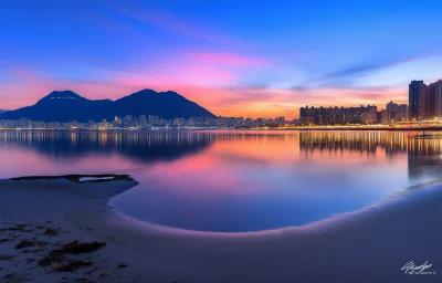 Hong Kong Night Skyline