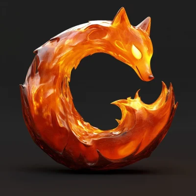 3D Firefox Logo