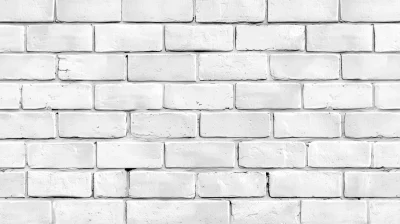 Seamless White Brick Wall