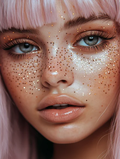 Pastel Pink Portrait