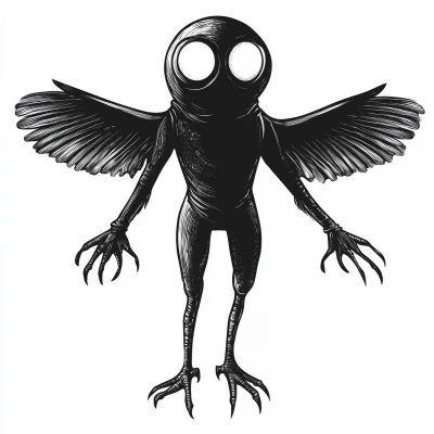 Mothman Illustration