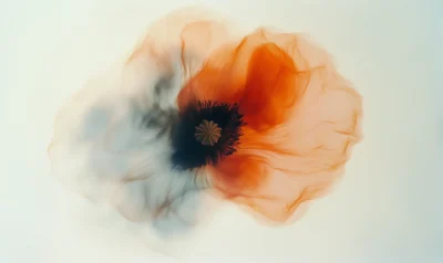 Isolated Poppy Flower