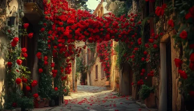 Alleyway of Roses