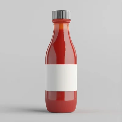 Ketchup Bottle Mockup