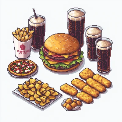 Epic Junk Food Arrangement