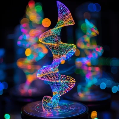 Colorful Molecular Structure