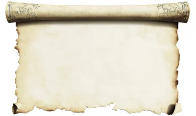 Blank Parchment in Fantasy Style