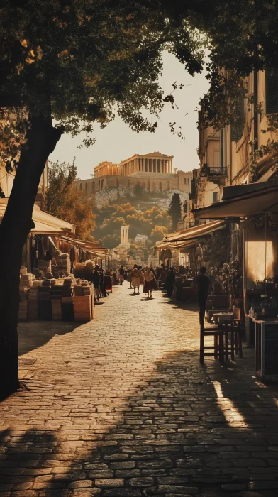 Athenian Agora Morning