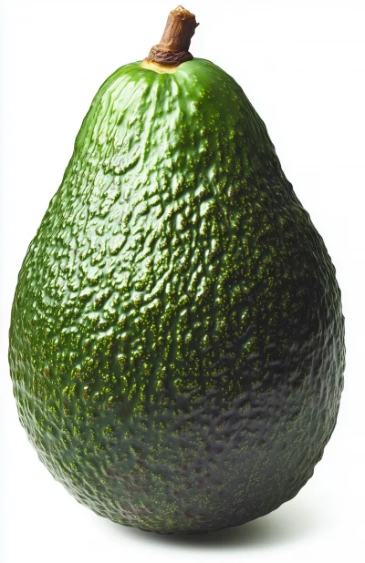 Avocado on Transparent Background