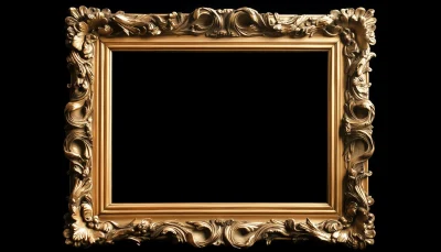 Ornate Antique Gold Frame