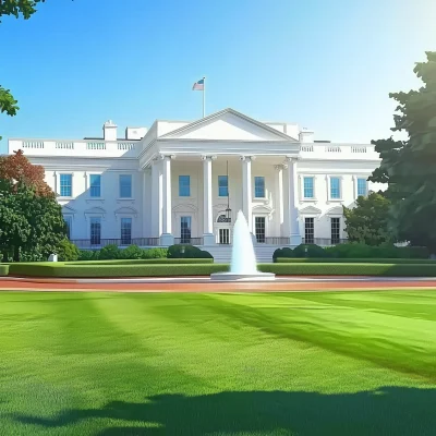 Side View of the White House