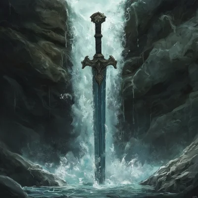 Epic Sword in Rock