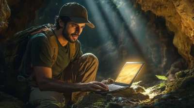 Man in Rugged Cap