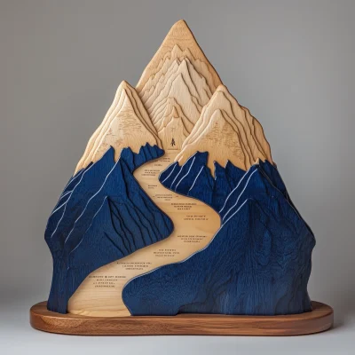 Mountain Shaped Award Board