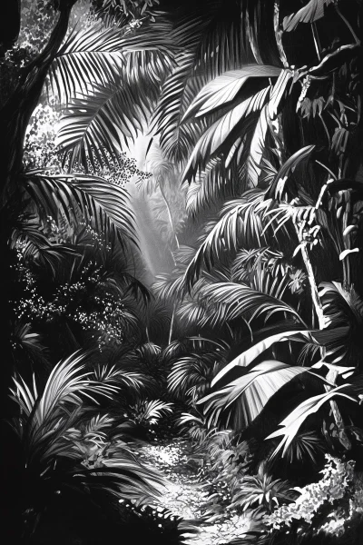 Tropical Forest Illustration