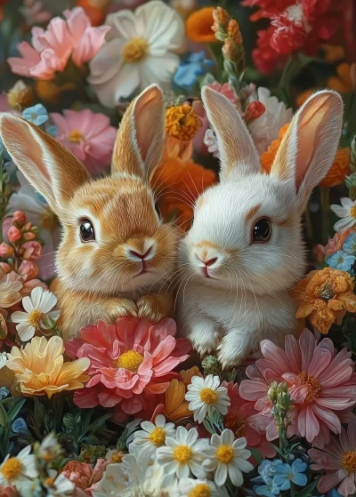 Bunnies in Bloom