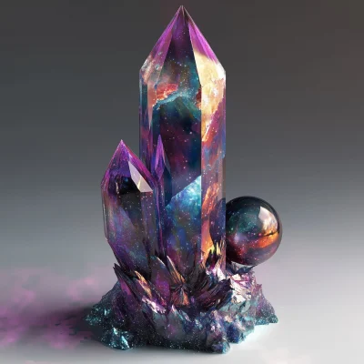 Majestic Galactic Crystal