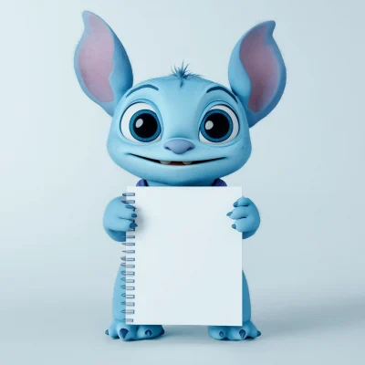 Lilo & Stitch Notebook Mockup