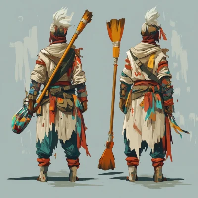 Painter Character Concept Art