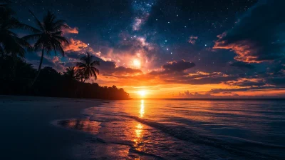 Tropical Sunrise Paradise