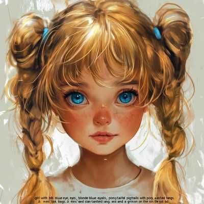 Girl with Blue Eyes