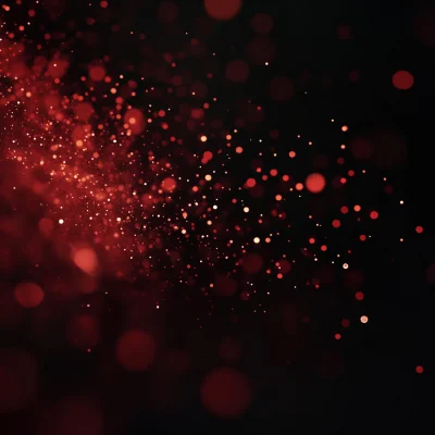 Floating Red Sparks