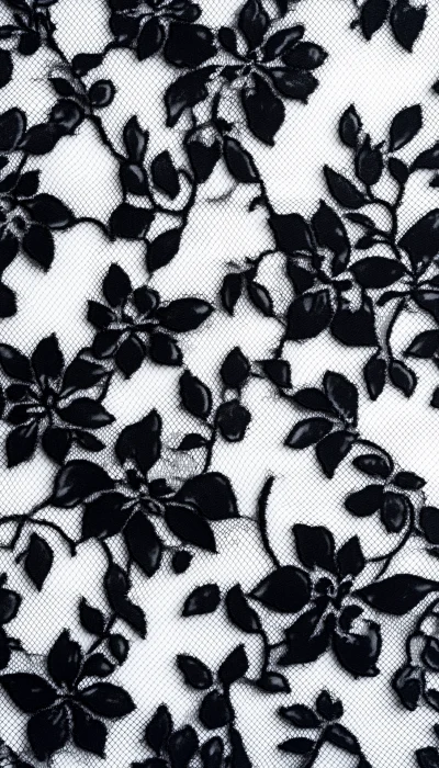 Seamless black fabric