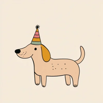 Cute Dachshund Illustration