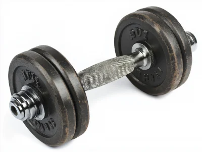 Isolated Metal Dumbbell