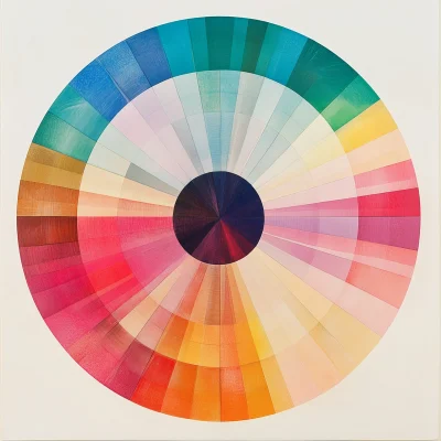 Symmetrical Color Wheel