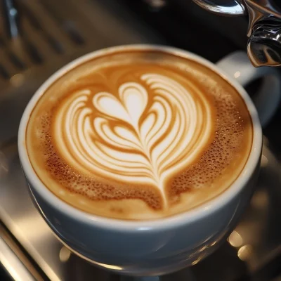 Cappuccino Heart Design