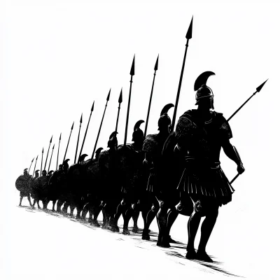 Spartan Army Silhouette