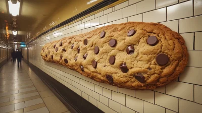 Chocolate Chip Cookie Art
