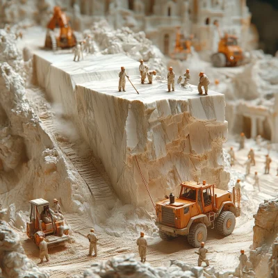 Workers at the Quarry